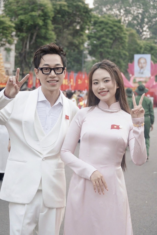 Hai nghệ sĩ trẻ vinh dự trình diễn từ Đại lễ A50 tới A80: Đây chính là “trai tài gái giỏi” được Tổ quốc tin tưởng!- Ảnh 5.