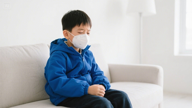 Bé trai 9 tuổi gần như bị mù sau khi bị cảm lạnh- Ảnh 1.