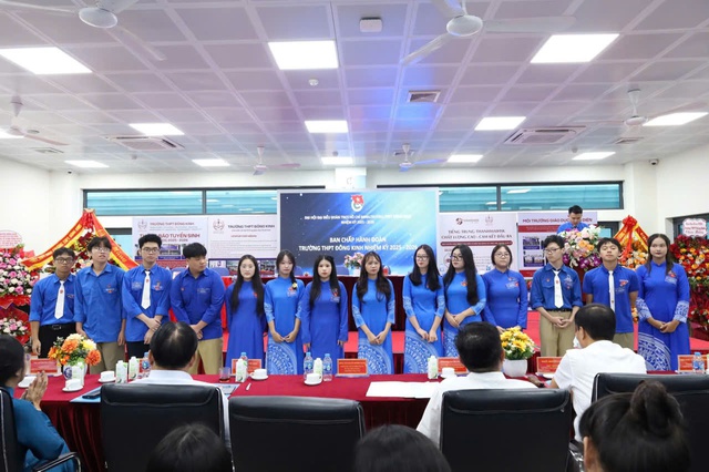 Đại hội Đại biểu Đoàn TNCS Hồ Chí Minh trường THPT Đông Kinh nhiệm kỳ 2025 – 2026 thành công tốt đẹp- Ảnh 2.