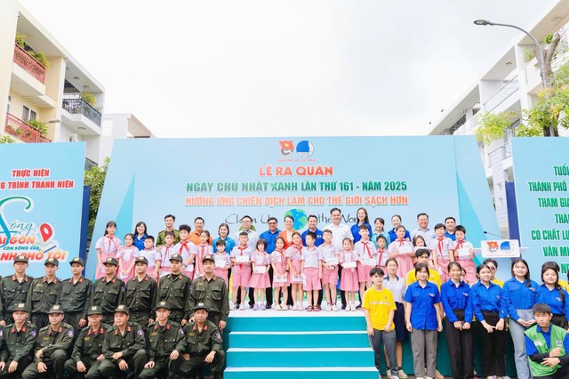 Thanh niên Tp. Hồ Chí Minh ra quân ngày chủ nhật xanh lần thứ 161- Hưởng ứng chiến dịch làm cho thế giới sạch hơn năm 2025- Ảnh 3.