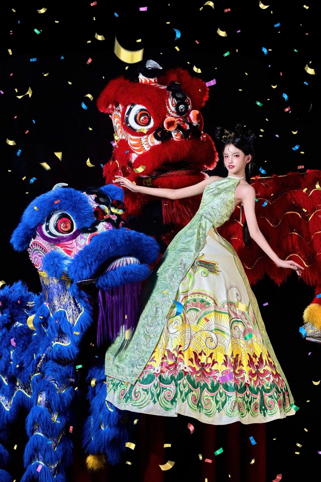 Á quân người mẫu ảnh nhí Tạ Thảo Hiền hóa “thần tiên tỷ tỷ” trong bộ ảnh Trung thu “Vũ khúc Lân Nhi” của NTK Châu Loan- Ảnh 3.