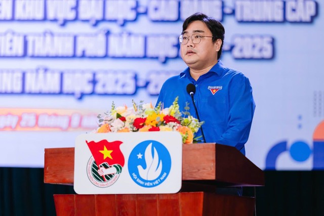 Hội nghị tổng kết công tác Đoàn – Hội và phong trào sinh viên năm học 2024 – 2025, triển khai nhiệm vụ năm học 2025 – 2026- Ảnh 1. Hội nghị tổng kết công tác Đoàn – Hội và phong trào sinh viên năm học 2024 – 2025, triển khai nhiệm vụ năm học 2025 – 2026- Ảnh 1.