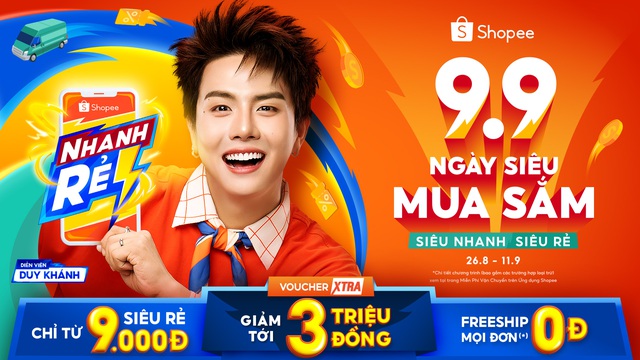 Shopee khởi động "9.9 Ngày Siêu Mua Sắm", tạo sức bật cho mùa cao điểm cuối năm- Ảnh 1. Shopee khởi động "9.9 Ngày Siêu Mua Sắm", tạo sức bật cho mùa cao điểm cuối năm- Ảnh 1.