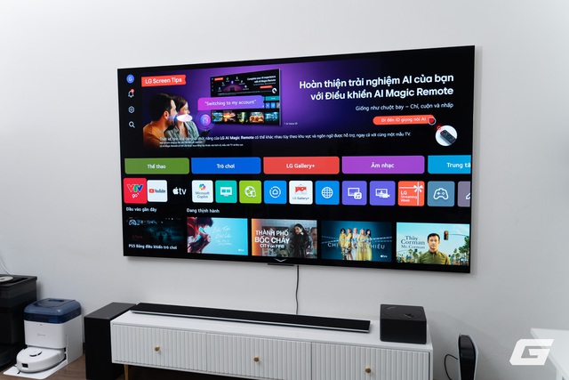 Trải nghiệm TV không dây LG OLED evo M5: Vẫn nhanh mượt, nét căng, tấm nền 144Hz sáng đẹp rất "sướng mắt"- Ảnh 1. Trải nghiệm TV không dây LG OLED evo M5: Vẫn nhanh mượt, nét căng, tấm nền 144Hz sáng đẹp rất "sướng mắt"- Ảnh 1.