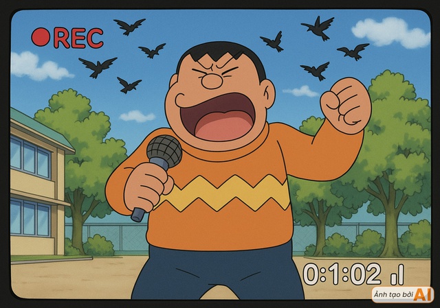 Đặt camera theo dõi ngày tựu trường của nhóm bạn Doraemon: lich truc tiep bong da ngoai hang anh suýt đi muộn, Shizuka vẫn chuẩn "ngoan xinh yêu"- Ảnh 3.