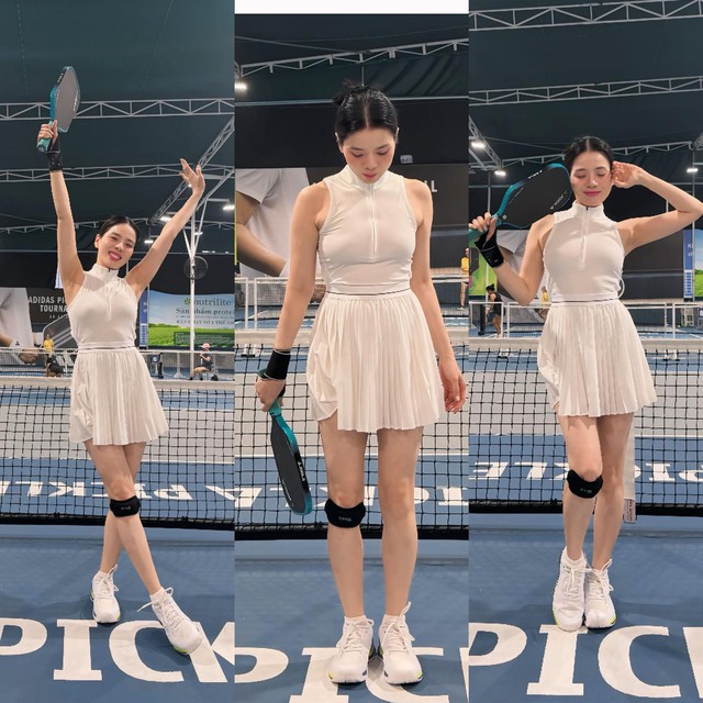 Lệ Quyên hẹn hò Lâm Bảo Châu, tươi cười đi đánh pickleball giữa lúc Sở VH&TT TP.HCM vào cuộc vụ phát ngôn thô tục- Ảnh 1. Lệ Quyên hẹn hò Lâm Bảo Châu, tươi cười đi đánh pickleball giữa lúc Sở VH&TT TP.HCM vào cuộc vụ phát ngôn thô tục- Ảnh 1.