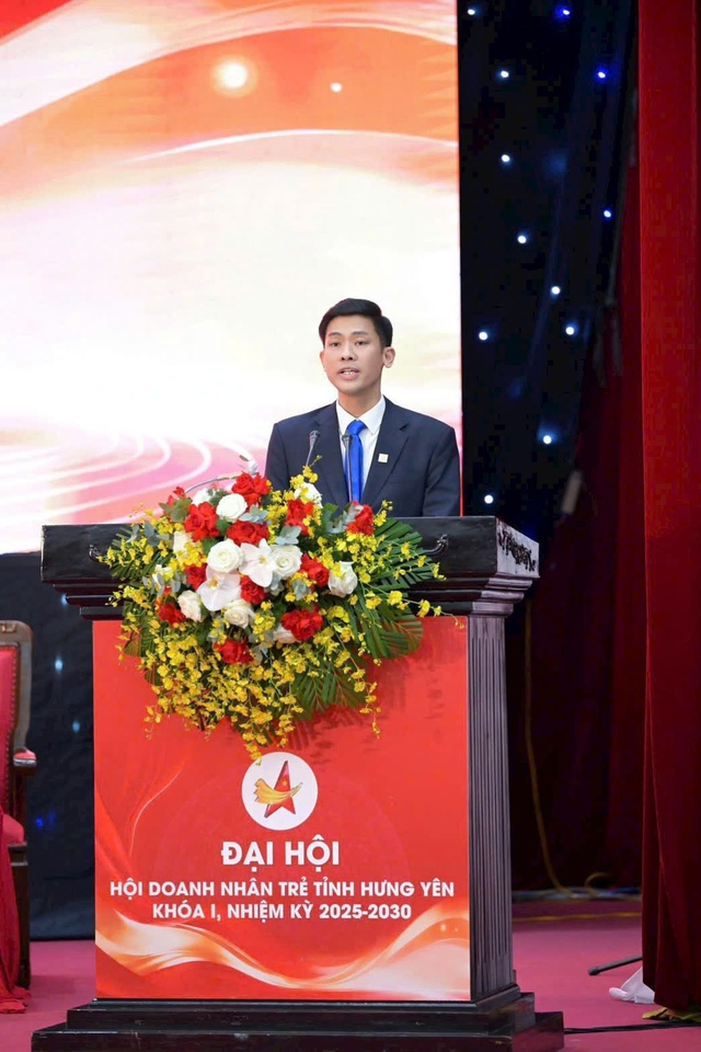 Đại hội Hội Doanh nh&acirc;n trẻ Hưng Y&ecirc;n kho&aacute; I, nhiệm kỳ 2025-2030 th&agrave;nh c&ocirc;ng tốt đẹp
- Ảnh 2.