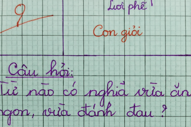 Từ n&agrave;o trong tiếng Việt vừa ăn ngon, vừa đ&aacute;nh đau? - HSG Quốc gia cũng kh&ocirc;ng biết!- Ảnh 1.