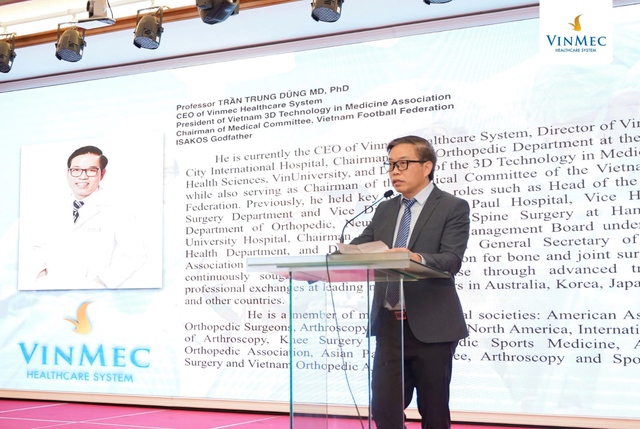 GS.TS.BS Trần Trung Dũng phát biểu tại buổi lễ, khẳng định mục tiêu đưa Việt Nam trở thành trung tâm đào tạo y khoa chất lượng cao trong khu vực. GS.TS.BS Trần Trung Dũng phát biểu tại buổi lễ, khẳng định mục tiêu đưa Việt Nam trở thành trung tâm đào tạo y khoa chất lượng cao trong khu vực.