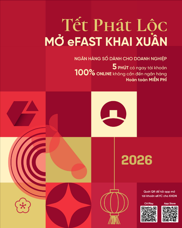VietinBank eFAST: Trải nghiệm linh hoạt cho doanh nghiệp m&ugrave;a Tết 2026- Ảnh 1.