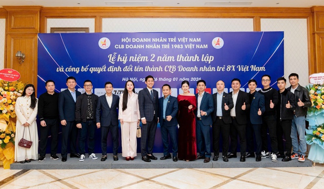Lễ kỷ niệm 2 năm th&agrave;nh lập v&agrave; c&ocirc;ng bố đổi t&ecirc;n th&agrave;nh CLB Doanh nh&acirc;n trẻ 8x Việt Nam - Ảnh 4.