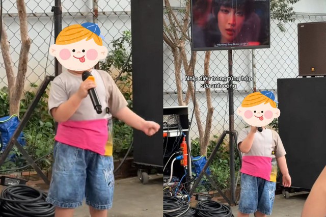 Cậu b&eacute; bụ bẫm đ&aacute;ng y&ecirc;u vừa nh&uacute;n nhảy vừa h&aacute;t nhưng lại khiến nhiều người hoảng hốt: Từ bao giờ người lớn lại cổ s&uacute;y cho việc n&agrave;y vậy?- Ảnh 2.