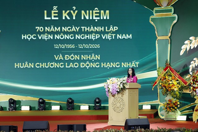 Học viện N&ocirc;ng nghiệp Việt Nam kỷ niệm 70 năm ng&agrave;y th&agrave;nh lập - Ảnh 2.