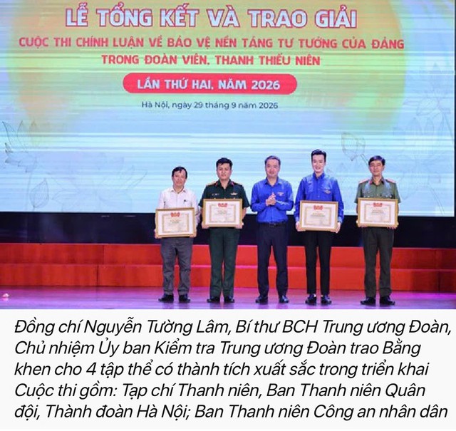 Tạp chí Thanh niên 64 năm xây dựng, phát triển, đồng hành cùng thanh thiếu niên Việt Nam (15/10/1962- 15/10/2026)- Ảnh 4.