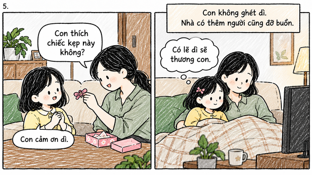 Chiếc xe m&aacute;y chỉ đủ chỗ cho bố v&agrave; mẹ kế chở em b&eacute; đi chơi, vậy th&igrave; trong căn nh&agrave; n&agrave;y c&ograve;n chỗ n&agrave;o cho con kh&ocirc;ng?- Ảnh 5.
