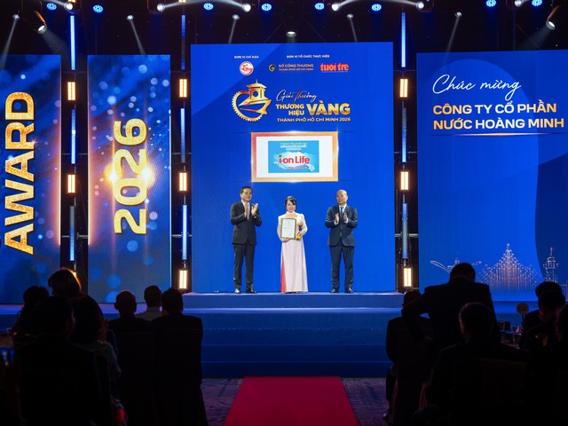 i-on Life được vinh danh Thương hiệu V&agrave;ng Th&agrave;nh phố Hồ Ch&iacute; Minh  năm 2026 - Ảnh 1.