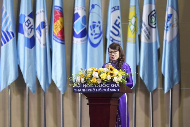 Lễ khai khóa Đại học Quốc gia Thành phố Hồ Chí Minh năm 2026: Khát vọng tự chủ công nghệ chiến lược bằng nhân tài Việt Nam - Ảnh 3.