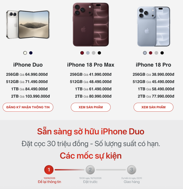 Người Việt phải đặt cọc số tiền kỷ lục để mua iPhone Duo - Ảnh 1.