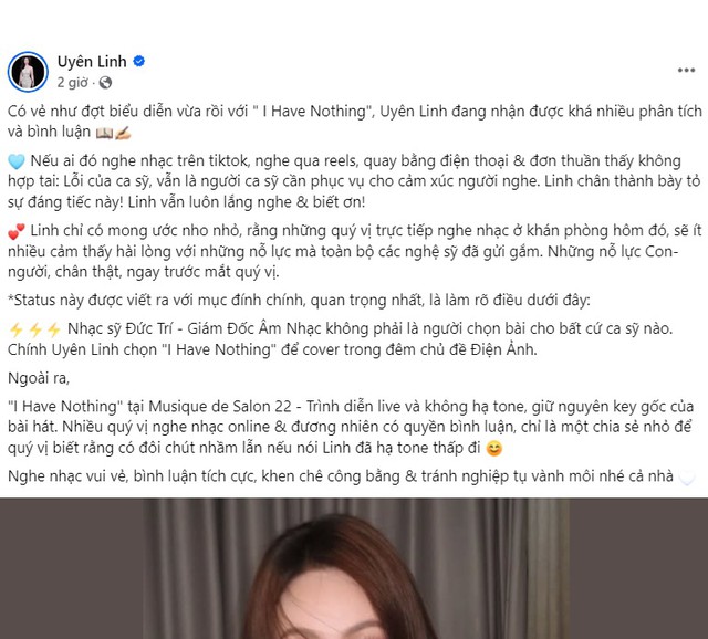 Nữ ca sĩ SN 1987 nhắc thẳng khán giả: "Tránh nghiệp tụ vành môi nhé" - Ảnh 1.