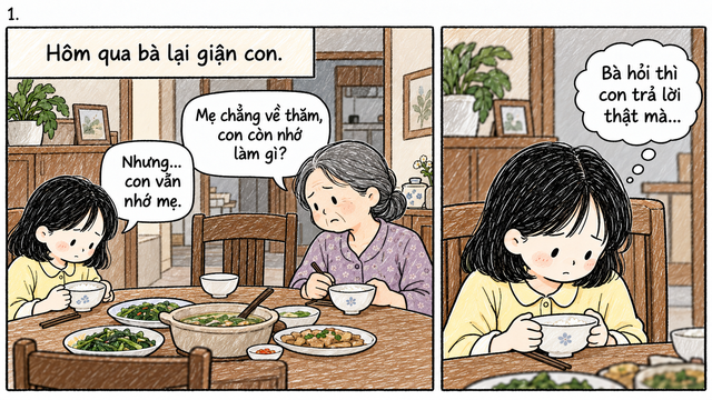 Từ ngày bố mẹ ly hôn, bà nội luôn muốn con ghét và hận mẹ, nhưng con không thể làm được- Ảnh 1.
