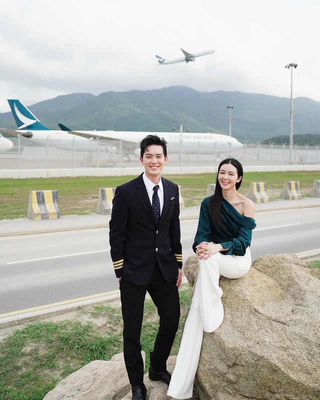 Nam diễn viên "biến mất" 4 năm giờ là cơ trưởng lái Airbus, cưới Hoa hậu tốt nghiệp ngành Luật- Ảnh 6.