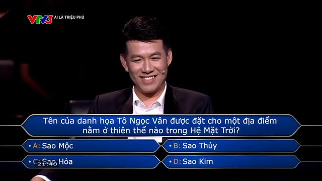 Xem Ai Là Triệu Phú mới biết: Từng có tên một người Việt được đặt cho địa điểm trên Sao Thủy - Ảnh 1.