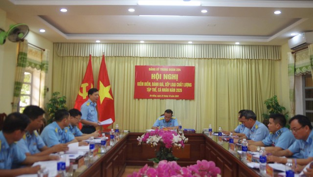 Đảng ủy Trung đo&agrave;n ph&aacute;o ph&ograve;ng kh&ocirc;ng 224 kiểm điểm, đ&aacute;nh gi&aacute;, xếp loại chất lượng tập thể, c&aacute; nh&acirc;n năm 2026 - Ảnh 2.