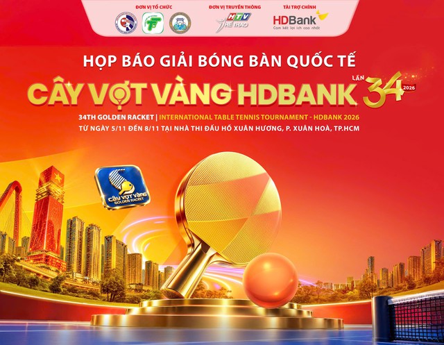 HDBank đồng hành Cây vợt vàng: Tiếp nối 40 năm truyền thống, kết nối quốc tế - Ảnh 1.
