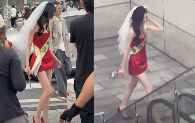 Hot Douyin gầy như bộ xương khô trên thảm đỏ- Ảnh 6.