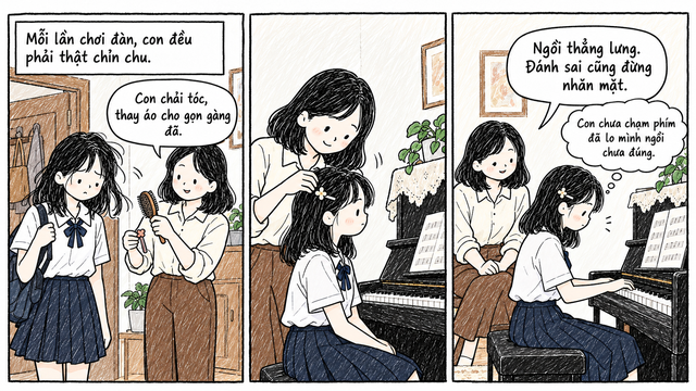 Mẹ bắt con gái học piano suốt 8 năm trời mà chẳng bận tâm con có muốn hay không, biết lý do càng khiến con thêm buồn lòng- Ảnh 3.