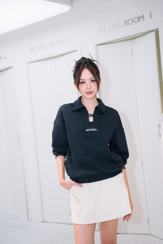 Hiếm hoi thấy Kỳ Duyên, Thiên Ân và Thanh Thủy cùng diện đồ sporty chic, ai cũng có visual nổi bật - Ảnh 4.