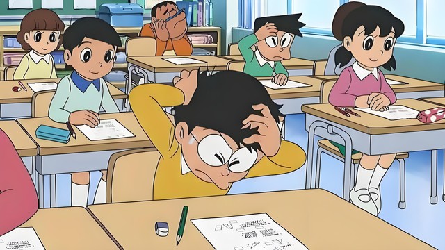 V&igrave; sao Nobita v&agrave; c&aacute;c bạn kh&ocirc;ng mặc đồng phục khi đi học? - Ảnh 1.