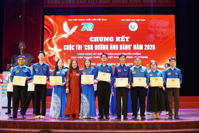 Chung kết Cuộc thi “Con đường ánh sáng” nhân kỷ niệm 70 năm Ngày truyền thống Học viện Thanh thiếu niên Việt Nam - Ảnh 15.