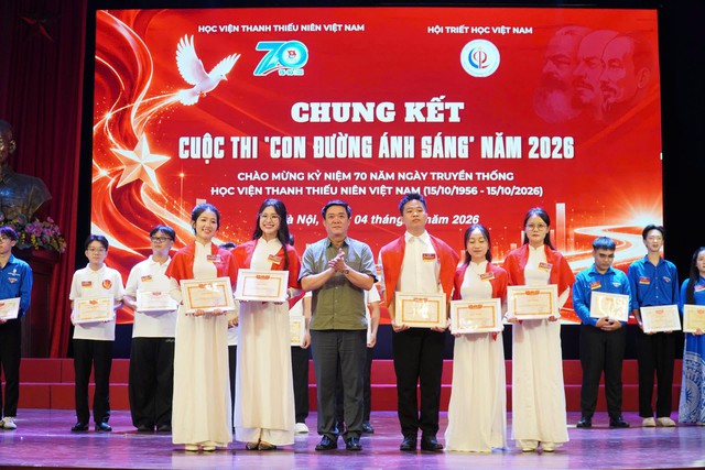 Chung kết Cuộc thi “Con đường ánh sáng” nhân kỷ niệm 70 năm Ngày truyền thống Học viện Thanh thiếu niên Việt Nam - Ảnh 13.