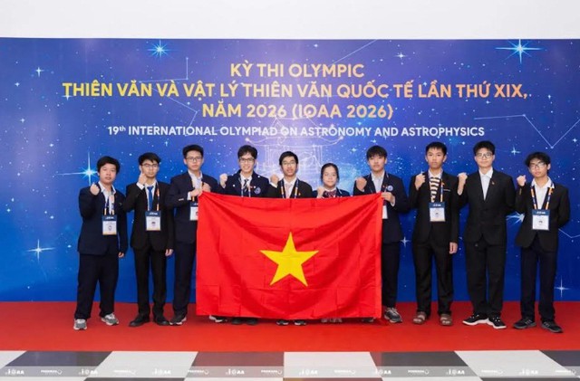 Việt Nam lập dấu mốc vàng tại IOAA 2026 - Ảnh 1.