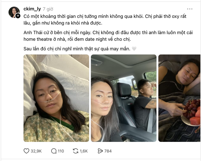 Vợ Th&aacute;i VG kể qu&atilde;ng thời gian phải thở oxy, gần như kh&ocirc;ng thể ra khỏi nh&agrave;: "Chị thực sự qu&aacute; may mắn"- Ảnh 1.