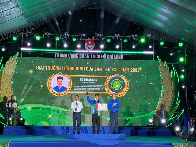 Hồ Hoàng Kha - Xứng đáng Giải thưởng Lương Định Của năm 2026 - Ảnh 1.