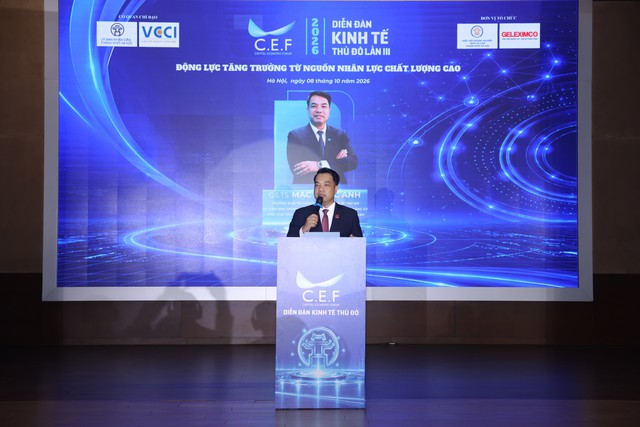 Diễn đàn Kinh tế thủ đô lần thứ III, năm 2026 với chủ đề: “Động lực tăng trưởng từ nguồn nhân lực chất lượng cao” - Ảnh 1.