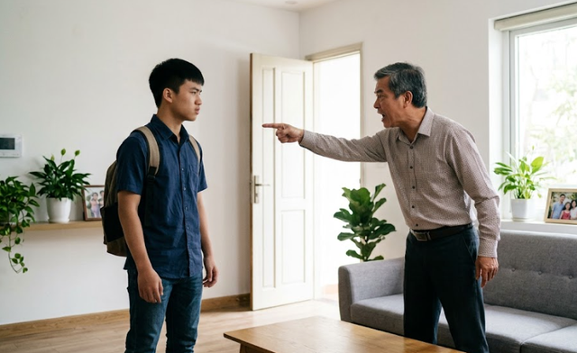Bố đuổi tôi khỏi nhà vì người phụ nữ kém 15 tuổi: 10 năm sau, một cuộc gọi khiến tôi suy sụp- Ảnh 1.