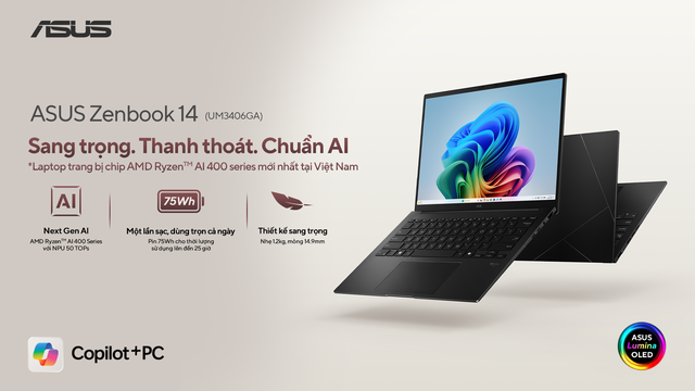 ASUS giới thiệu loạt laptop d&ugrave;ng chip Ryzen AI 400 Series đầu ti&ecirc;n tại Việt Nam- Ảnh 2.