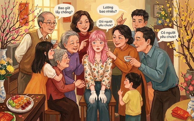 "Sợ Tết không vì dọn nhà, chỉ sợ nụ cười tủm tỉm kèm câu: Bao giờ cho bác ăn cỗ?" - Nỗi lòng "sượng trân" khiến hội gái độc thân chỉ muốn trốn quê - Ảnh 1.