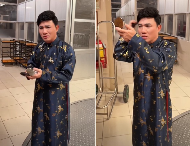 Quốc Thiên nói thẳng với Quang Linh: "Nói bác hay chặt chém đàn cháu thì lại dỗi"- Ảnh 1. Quốc Thiên nói thẳng với Quang Linh: "Nói bác hay chặt chém đàn cháu thì lại dỗi"- Ảnh 1.