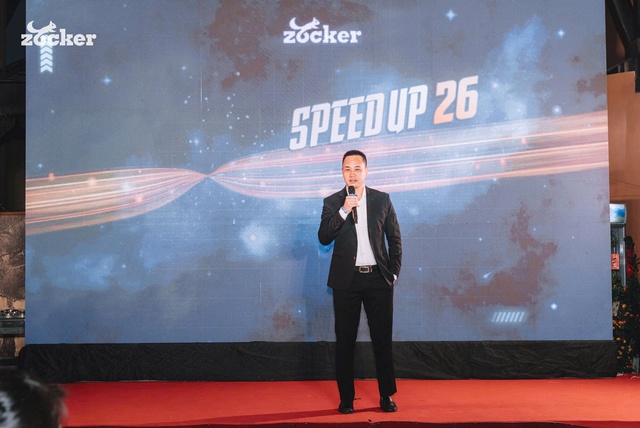 Ông Nguyễn Đình Thụy - TGĐ Zocker phát biểu tại sự kiện Speed Up 26. Ông Nguyễn Đình Thụy - TGĐ Zocker phát biểu tại sự kiện Speed Up 26.
