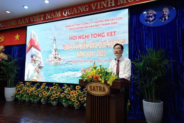 Đảng bộ Tổng C&ocirc;ng ty Thương mại S&agrave;i G&ograve;n (SATRA): Viết tiếp bản h&ugrave;ng ca dưới cờ Đảng v&agrave; h&agrave;nh tr&igrave;nh tuyến đầu- Ảnh 1.