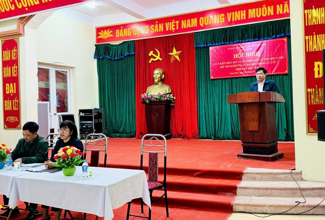 Cử tri th&ocirc;n Đ&ocirc;ng Trạch t&iacute;n nhiệm cao nh&acirc;n sự ứng cử đại biểu HĐND x&atilde; kh&oacute;a II, nhiệm kỳ 2026&ndash;2031- Ảnh 1.