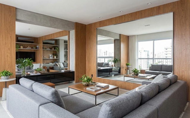 Chớ dại đặt gương ở 3 vị tr&iacute; n&agrave;y trong ph&ograve;ng kh&aacute;ch ng&agrave;y Tết: Tiền bạc "đội n&oacute;n ra đi", vợ chồng lục đục quanh năm- Ảnh 1.