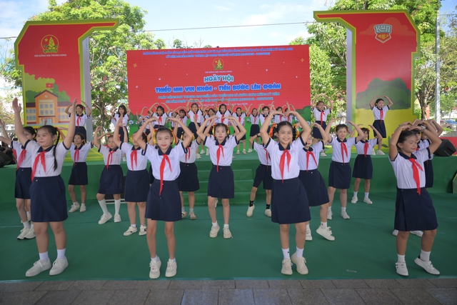 Ng&agrave;y hội &ldquo;Thiếu nhi vui khỏe - Tiến bước l&ecirc;n Đo&agrave;n&rdquo; tại Th&agrave;nh phồ Hồ Ch&iacute; Minh - Ảnh 1.