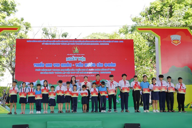 Ng&agrave;y hội &ldquo;Thiếu nhi vui khỏe - Tiến bước l&ecirc;n Đo&agrave;n&rdquo; tại Th&agrave;nh phồ Hồ Ch&iacute; Minh - Ảnh 4.