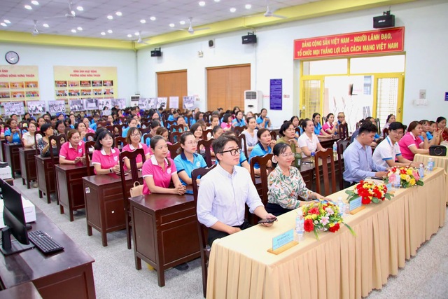 Nâng cao chất lượng cuộc sống qua hội nghị chuyên đề “Dinh dưỡng cho phụ nữ” tại phường Đông Hưng Thuận - Ảnh 4.