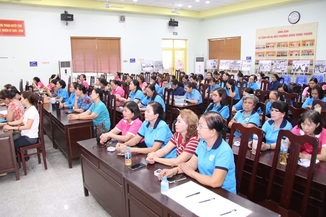 Nâng cao chất lượng cuộc sống qua hội nghị chuyên đề “Dinh dưỡng cho phụ nữ” tại phường Đông Hưng Thuận - Ảnh 3.